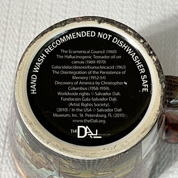 DALI Museum Art Mug Pen Holder Multi Novelty Collectible Souvenir Pencil Holder - Picture 10 of 16